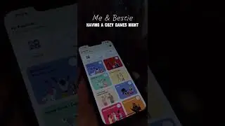 Games night with my best friend | cozy nights #games #funny #gamesnight #besties