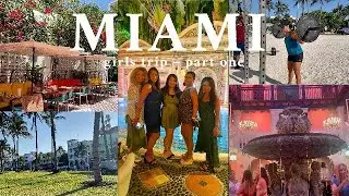 MIAMI VLOG: girls trip + Moxy hotel + muscle beach + Ocean Drive + South Beach + Palace + Gianni's