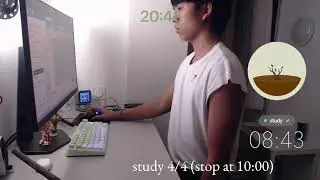 study with me live pomodoro | 2 hours