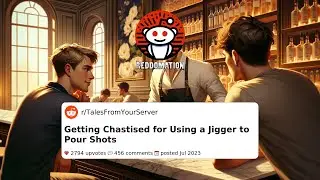 Getting Chastised for Using a Jigger to Pour Shots