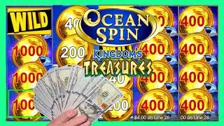 BIG MASSIVE EARNINGS ON OCEAN SPIN HOW MUCH MONEY IV MADE TODAY BIG EARNINGS #vegasmatt #casino