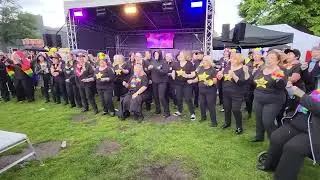 Rock Choir • Green Green Grass at Torfaen Pride