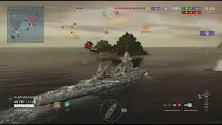World Of Warships Legends Lugdunum Gameplay | Secondary Build 4 Kills! ALMOST Kraken