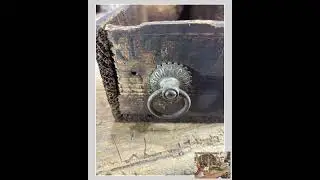 Vintage sewing machine Wooden Box with Handle