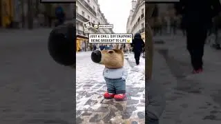 The 'Chill Guy' meme in real life 🤣 (🎥: IG/ vertex.cgi)