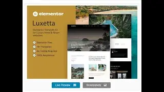 How To Check Luxetta &ndash; Luxury Hotel & Resort Elementor Template Kit 2.99 $ Only
