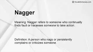 Nagger Meaning