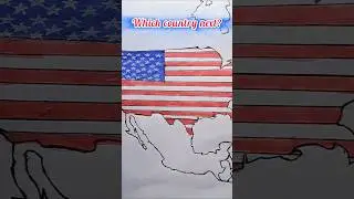 Drawing USA 🇺🇸  in my North America's map.Which country should I draw next 🤔?#drawing#viral#shorts