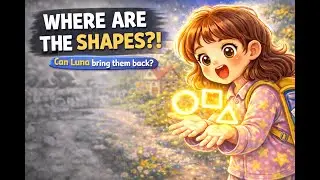 Where Are the Shapes?! | Luna&rsquo;s Adventure Story for Kids | StoryQuest Kids