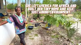 African American builds her Tiny House in Tanzania