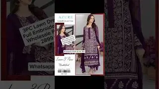 Lawn Dresses | Pakistani Lawn Suit | Party Wear New Summer Stock | Wholesale Price #fashion