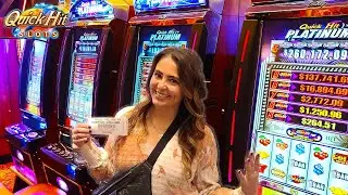 OMG!! AWESOME JACKPOTS on Quick Hit Platinum at Hard Rock Tampa!!