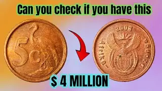 2003 South African 5 Cent Coin &ndash; What&rsquo;s It Worth? | uCoin Review