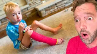 6 Year Old Broken Leg Scare.