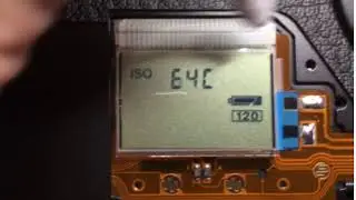 Fuji GA645Zi lcd flickering