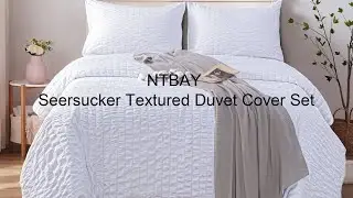 NTBAY 3 Pieces Queen Duvet Cover Set