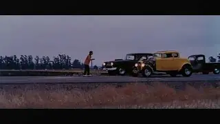 American Graffiti 1973 35mm Original Drag Race Scene Paradise Road
