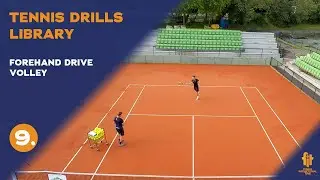 Top tennis drills: Forehand drive volley