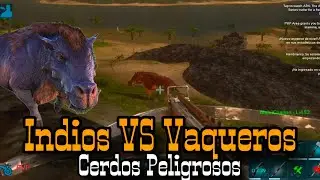Indios VS Vaqueros | TAMEO de Daedon Salvaje | Serie de Roleo de ARK Survival Mobile | Gameplay
