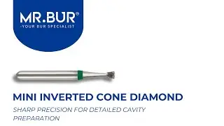 ISO S805 Mini Inverted Cone Coarse Diamond Bur FG Short | MR.BUR