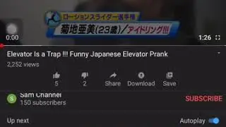 Japanese elevator trap door prank it&rsquo;s so funny funny please give me a common anytime any day my