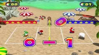 Mario Party 4 - Beach Volley Folley