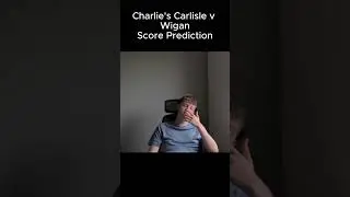 Charlie's Carlisle United v Wigan Athletic - FA Cup Round 1 Prediction #football #wigan #cufc #facup