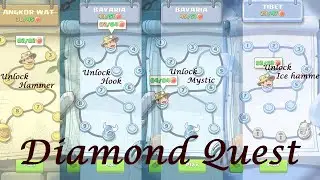 Diamond Quest  how to unlock Hammer Mystic (used to swim) Hook and Ice Hammer