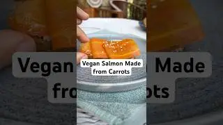 Vegan Salmon Made from Carrots #veganrecipes