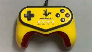 Pikachu Edition Hori Pokken Tournament Pro Pad controller clean up for the Wii U