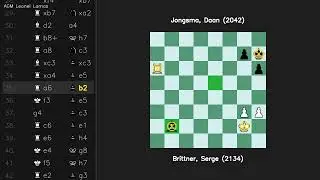 Tarrasch Defense Brittner Serge 2134 vs Jongsma Daan 2042
