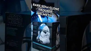 SUPER RARE 501st BLACK SERIES CLONE TROOPER HELMET #starwars #unboxing #cosplay #cosplayer #shorts