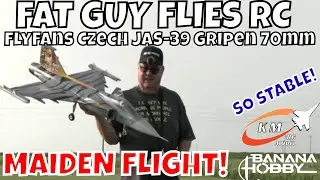 Fly Fans 70MM Czech JAS-39 MAIDEN! by FGFRC #aviation #rcaircraft #rc