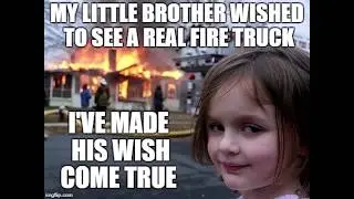 the disaster girl meme