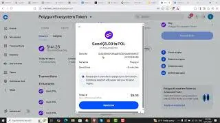 Polygon Transfer from Coinbase to CryptoComics