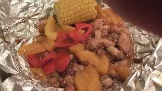 Peachy Chicken Pouches