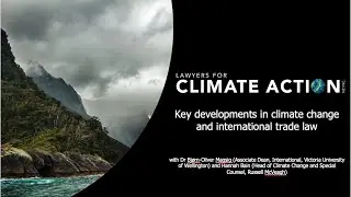Key developments in climate change and international trade law