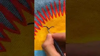 Custom Painted Denim Inspiration #customart #customoutfit #custom #custompainting #denimart