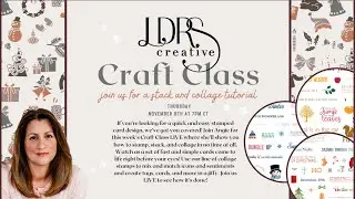 Craft Class Live!  Quick & Easy Collage Cards!