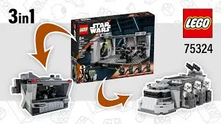 LEGO Star Wars Dark Trooper Attack MOC (3 в 1) [75324] Альтернативная сборка | Скоростная сборка | TBBL