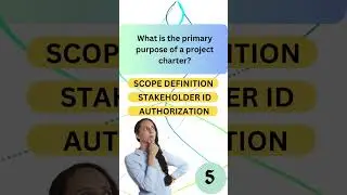 WHAT IS THE PRIMARY PURPOSE OF A PROJECT CHARTER? #projectmanagementfundamentals