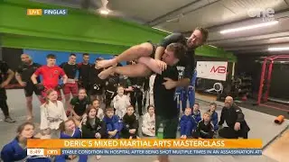Ireland AM's Deric visits Team Ryano MMA!