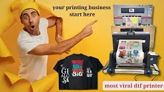 DTF Printer Full Setup & Printing Tutorial |