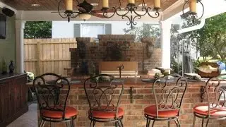 Outdoor Wrought Iron Bar Stools