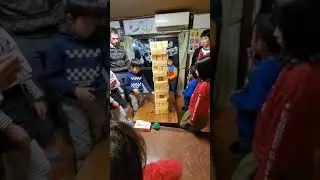 栃木市の英会話学校　[Simon English House]　Handmade Jenga!