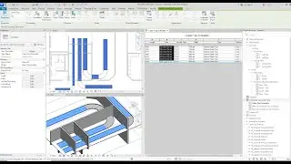 Cable Tray Schedule & Length From Revit Electrical