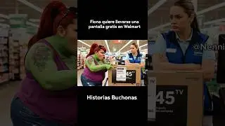 Fiona quiere llevarse un TV gratis #buchones #shortvideo #shrek #memes #humor #fionabuchona #fiona