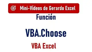 Función VBA.Choose: Selecciona valores fácilmente en Excel VBA