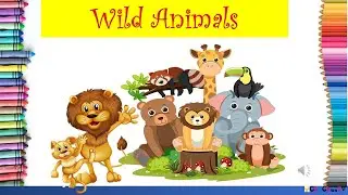 Learn the Wild/Forest Animal names with spelling/ Wild Animals/Forest Animals/ Jungle Animals/