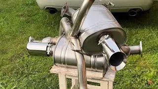 X-force catback exhaust H6 Subaru Legacy 4 3.0r